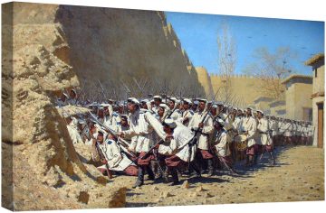 До Крепостната стена. „Нека влязат“