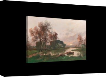 Пейзаж с езерце 1916