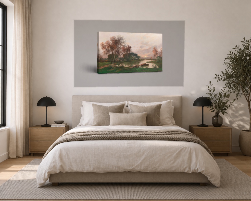 Пейзаж с езерце 1916 - Image 3