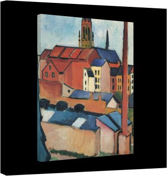 Св. Мария с къщи и комини