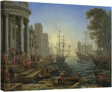 Морско пристанище с качването на Света Урсула