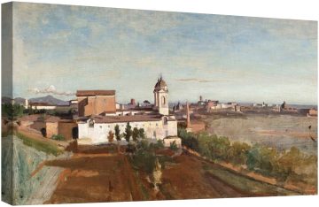 Църква Санта Тринита дей Монти - гледана от къщата на Медичите