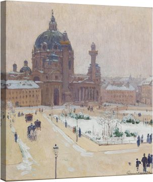 Църквата Свети Чарлз през зимата 1902