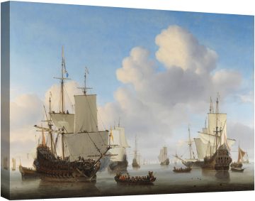 Датските кораби в спокойни води 1665