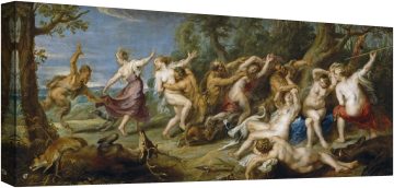 Даяна и нейните нимфи изненадани от Сатирите 1639