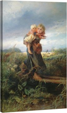 Деца, бягащи от гръмотевична буря 1872