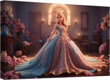 Барби в красива рокля