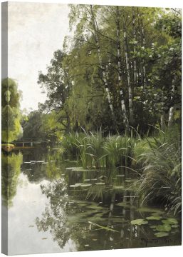 Един летен ден край река в гората 1914