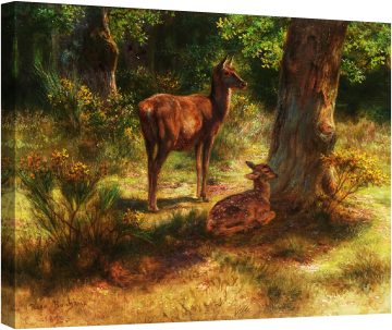 Елен и кошута в гората 1893