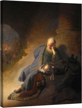 Еремия, плачещ за унищожението на Ерусалим, 1630