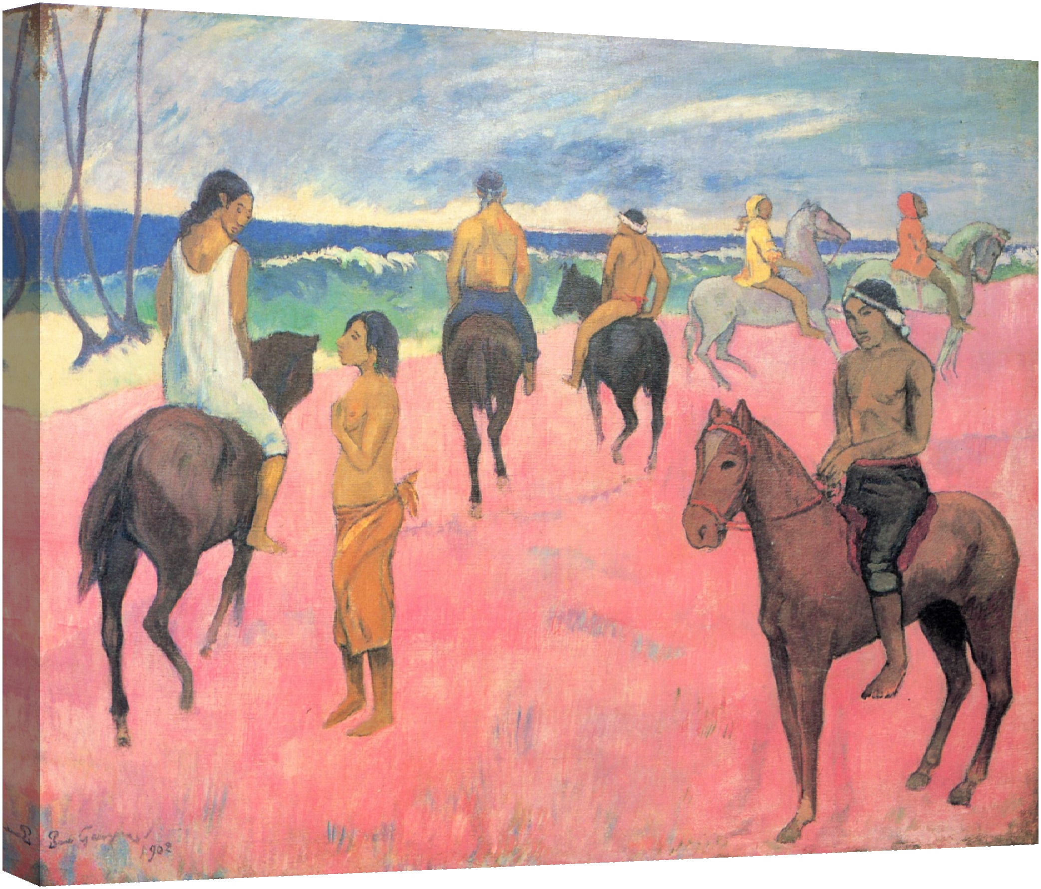 Ездачи на плажа 1902