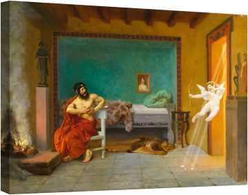 Историята на Анакреон 3-Купидон излита през вратата1899