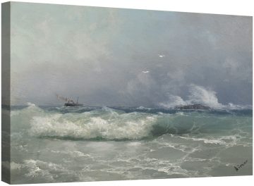 Кораб в спокойно море