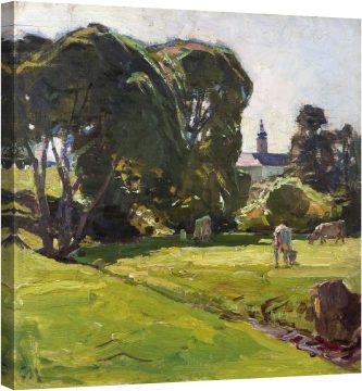 Изглед към замъка Брунтал 1945