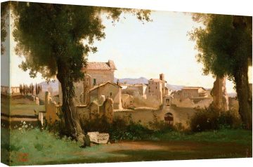 Изглед от градините Фарнезе, Рим 1826