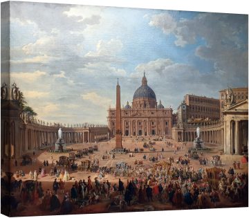 Излизане на херцог дьо Шойзел на площад Свети Петър