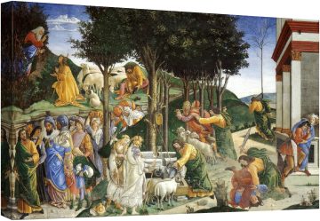 Изпитанията на Моисей  - Сикстинска капела