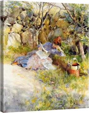 Жена четяща вестника