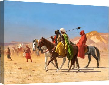 Конници прекосяват пустинята 1870