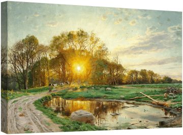 Кравите се прибират една лятна вечер., 1897