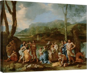 Кръщаването на Свети Йоан в река Йордан