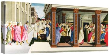 Кръщение на св. Зенобий и назначаването му за епископ