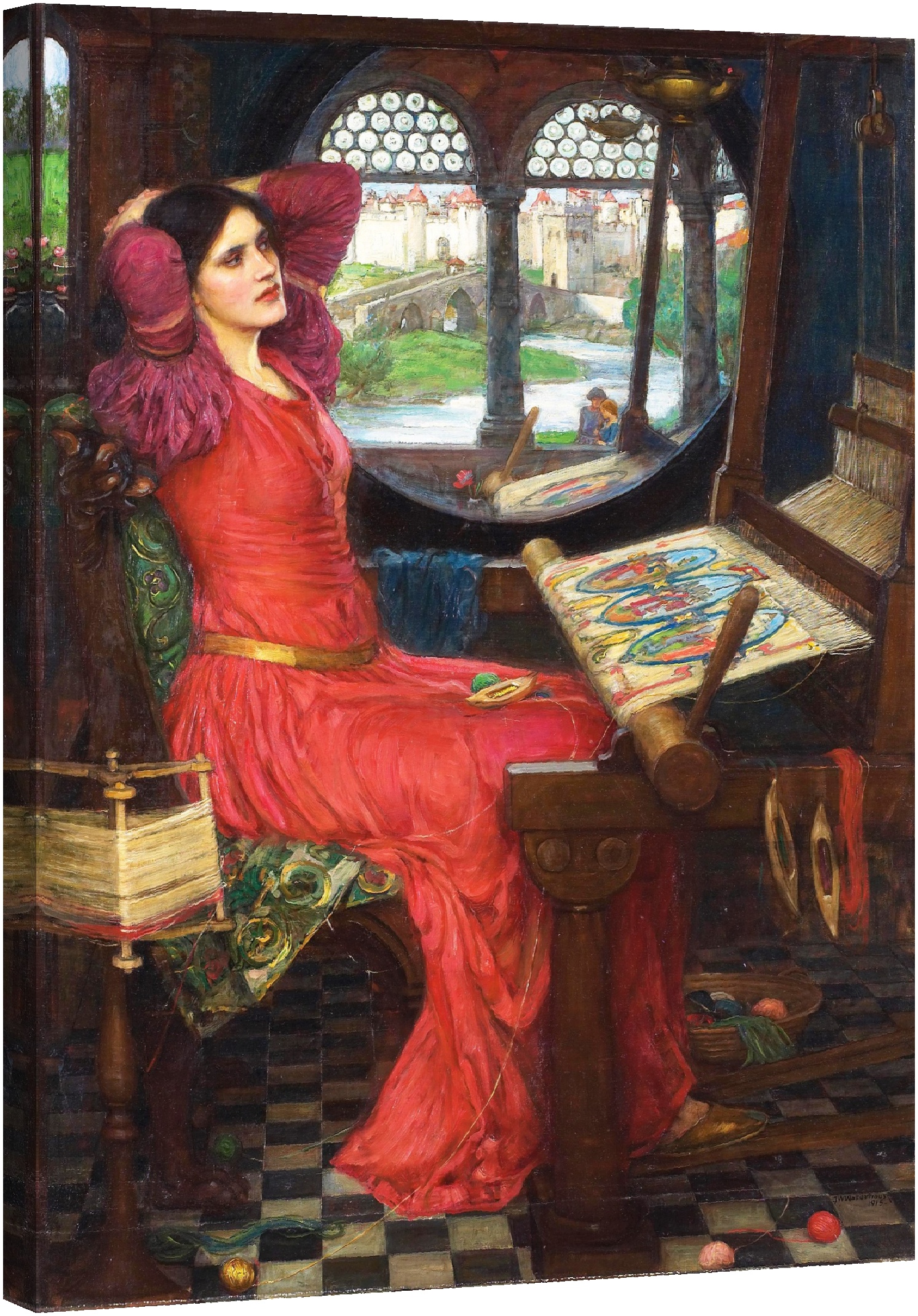 Лейди Шалот, сенките 1916