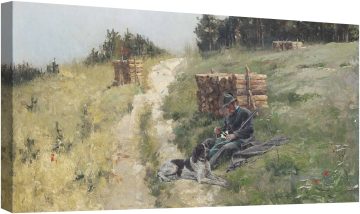 Ловец в почивка , 1892