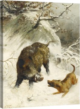 Ловно куче и глиган 1889