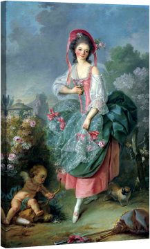 Мадмоазел Гимар като Терпсихора, 1774–5