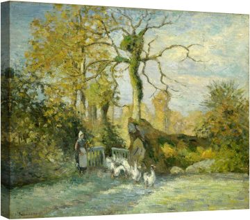 Момиче с гъски в Монфуко