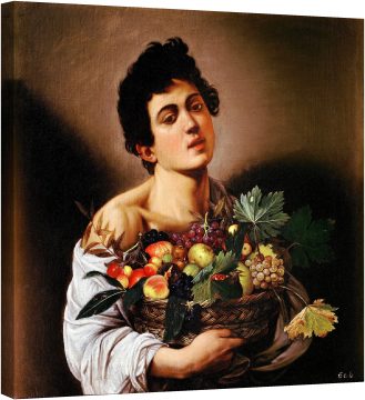 Момче с кошница с плодове 1593