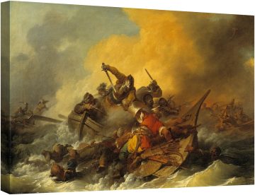 Морска битка между войници и ориенталски пирати 1767