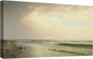 Морски пейзаж с фар 1873