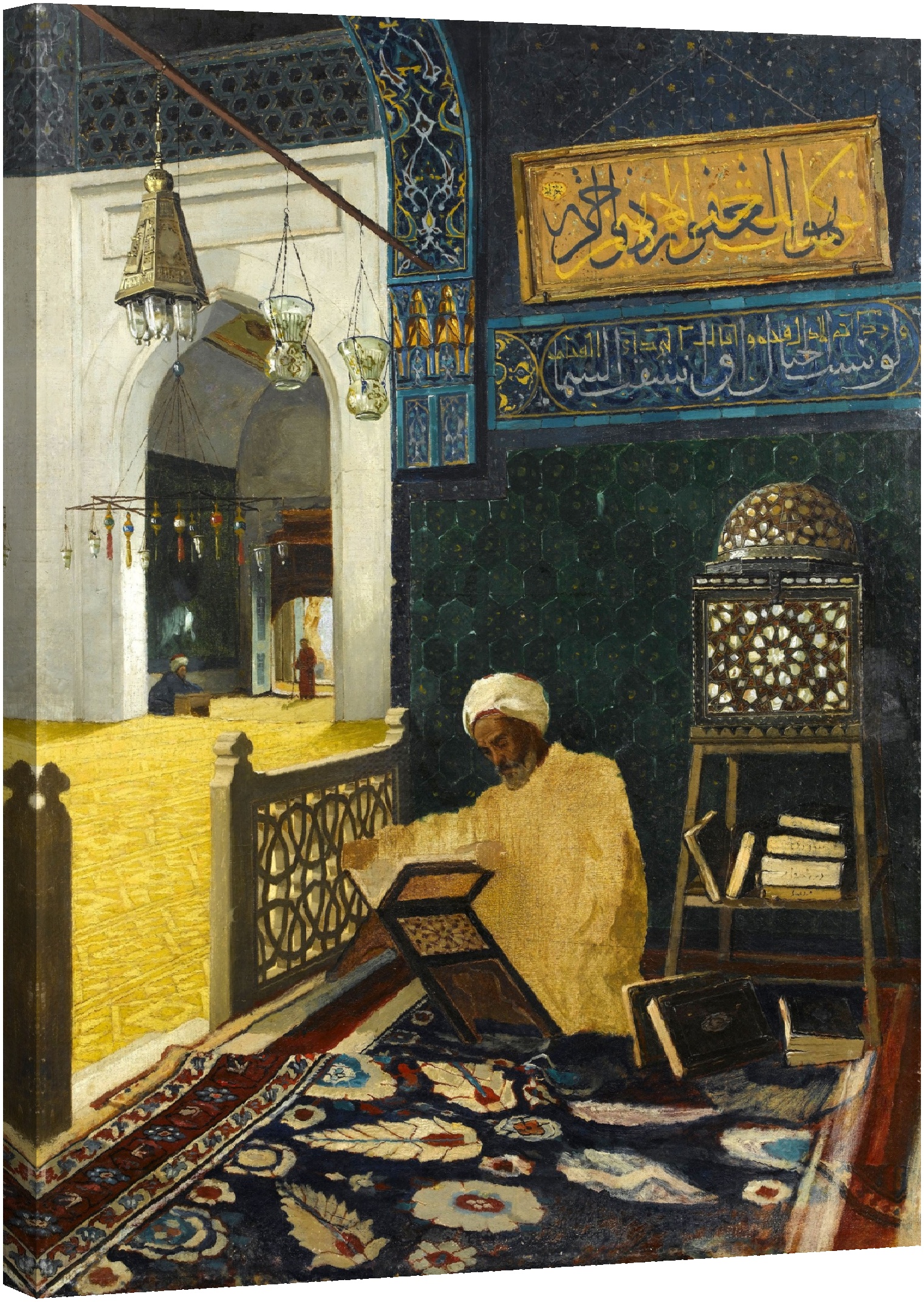 Мъж чете Корана 1910
