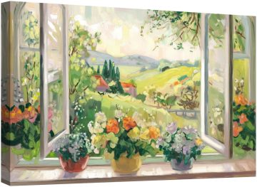 На прозореца