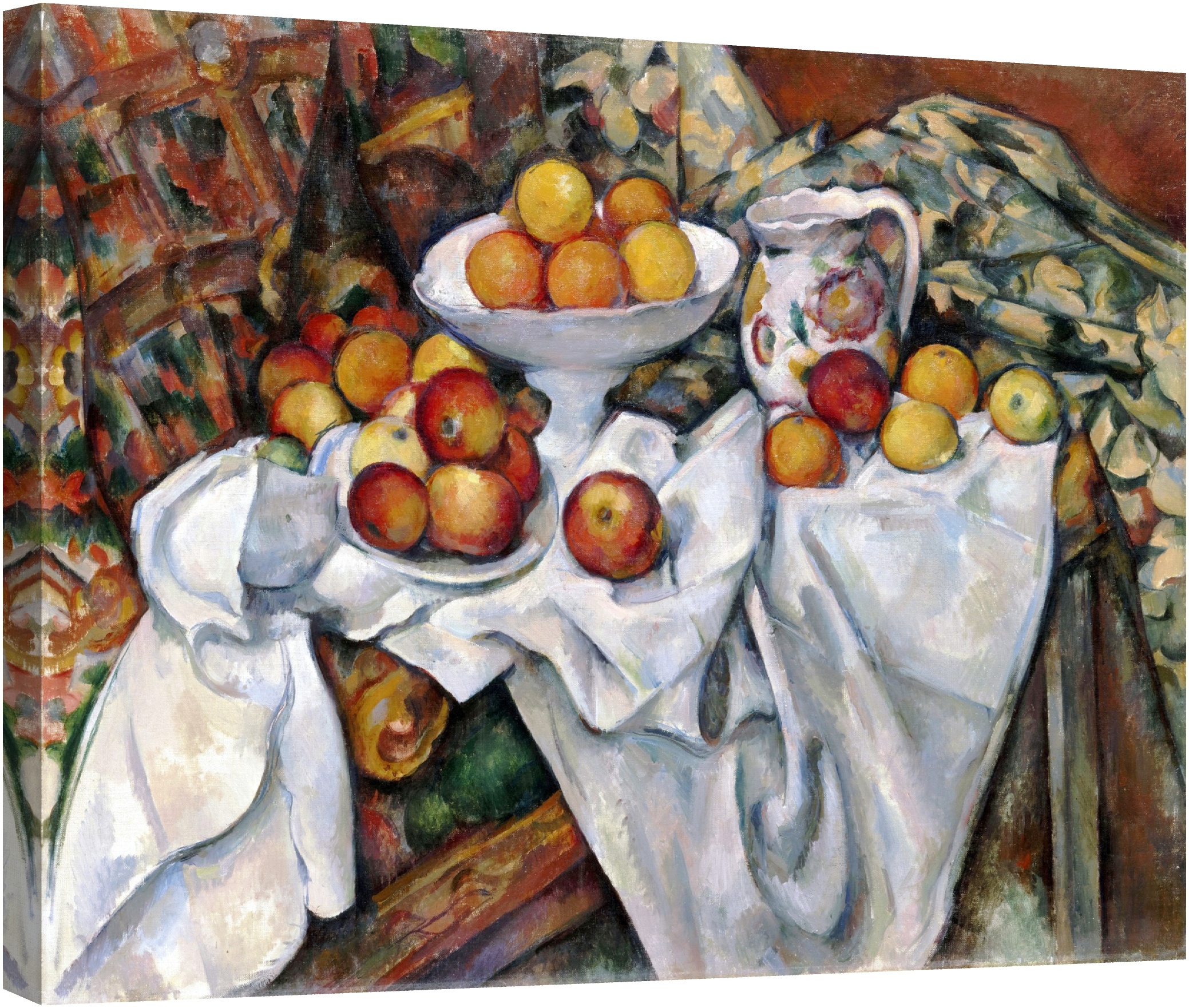 Натюрморт с ябълки и портокали, 1899