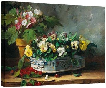 Натюрморт с теменужки