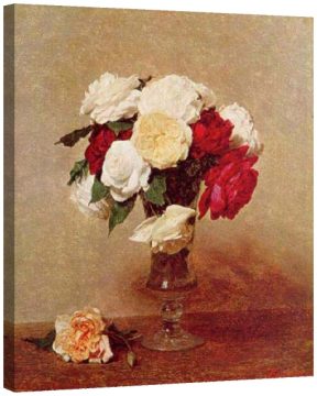 Натюрморт ваза с рози