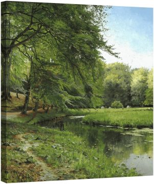 Обезлесяване, с работници на заден план 1886