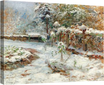 Октомврийски сняг, мотив от градината на замъка Хартенщайн 1926