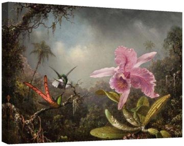 Орхидея с две птички 1871