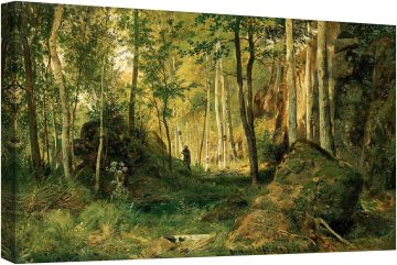 Пейзаж с ловец. остров Валаам