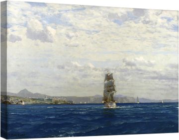 Отплаване от крепостта Килитбахир в Дарданелите, Турция 1939