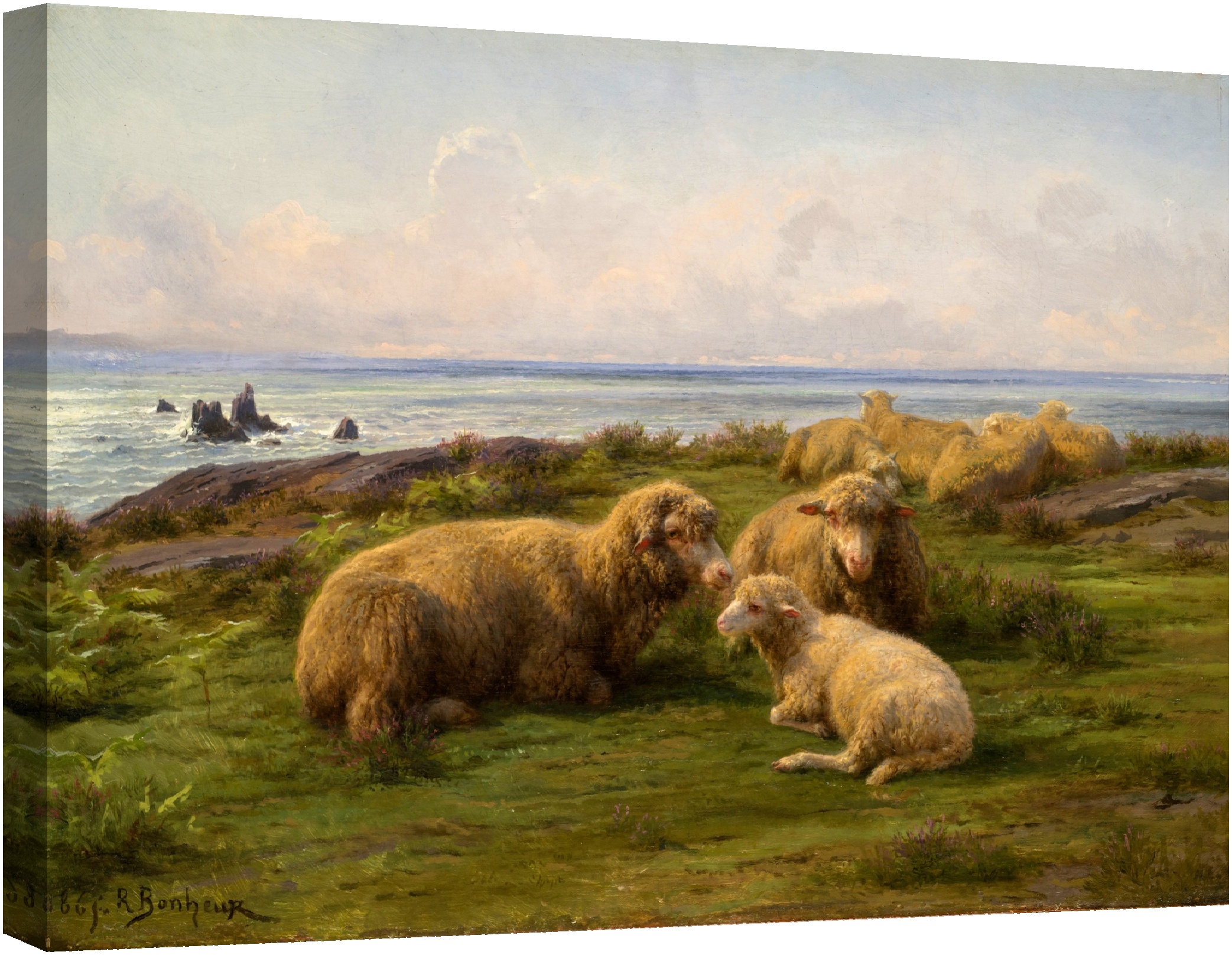 Овце край морето 1865