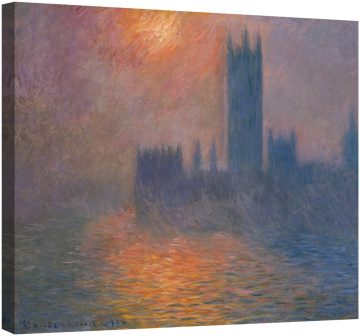 Парламента - Слънце през мъгла 1904