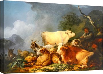 Пейзаж с животни 1767