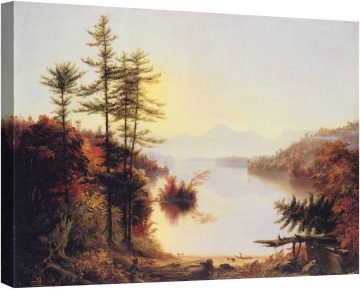 Пейзаж над езеро 23