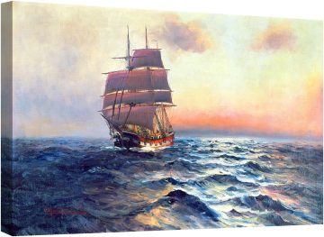 Плавателният кораб е в ход