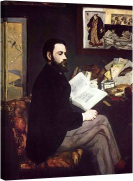 Портрет на Емил Зола 1868